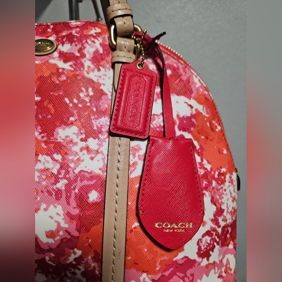 Coach Peyton Floral Cora Domed Satchel - Picture 3 of 11